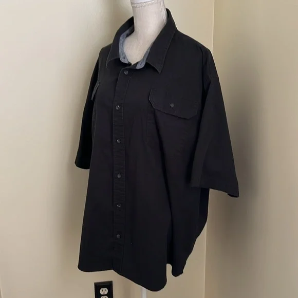 Wrangler Men's Black Casual Button Down Shirt - Picture 6 of 12